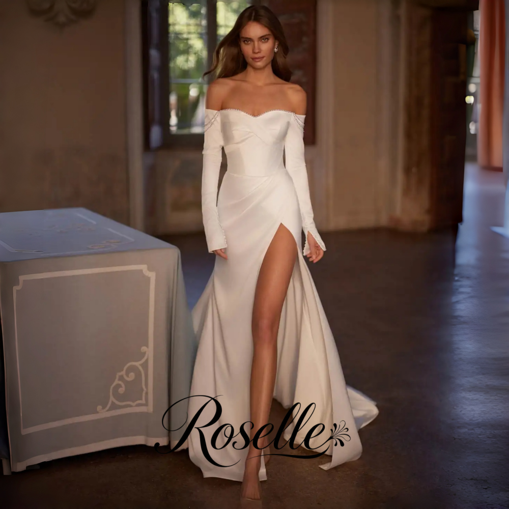 Wedding Qw - ROSELLE Vestido de Novia Elegante Estilo