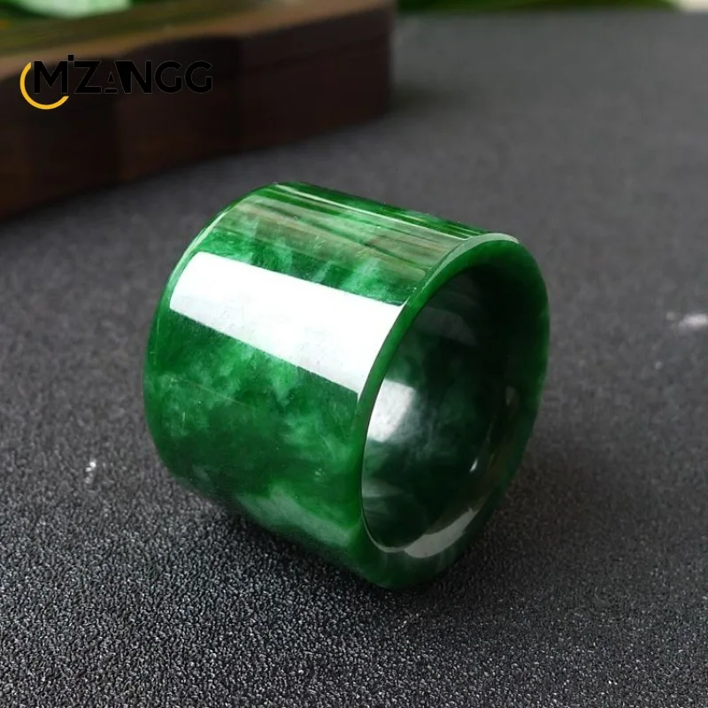 Wedding Zone - Anillo de Jade para hombre, joyería