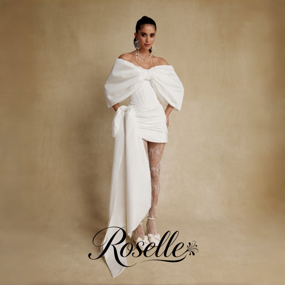 Wedding Qw - ROSELLE Vestido de novia mini con