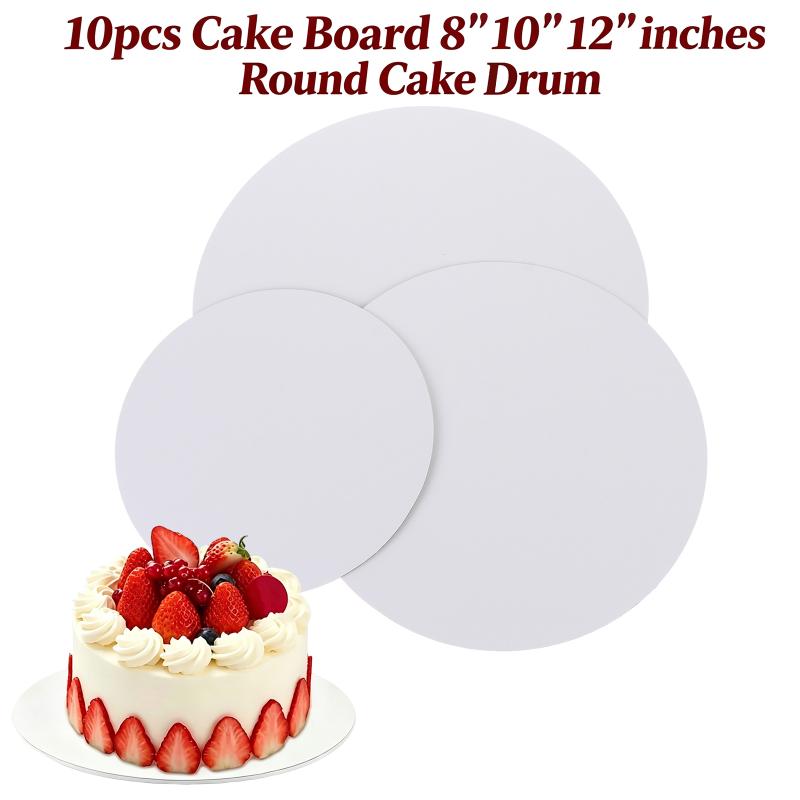 Wedding Supply Shops - Bases Redondas Blancas para Pastel, Paquete