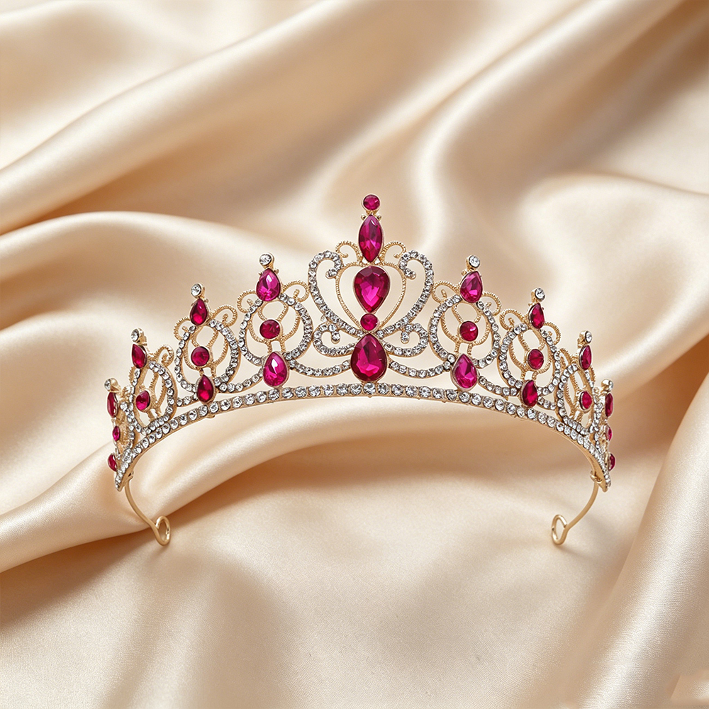 Wedding Shop - Tiara de Oro Vintage de Lujo,