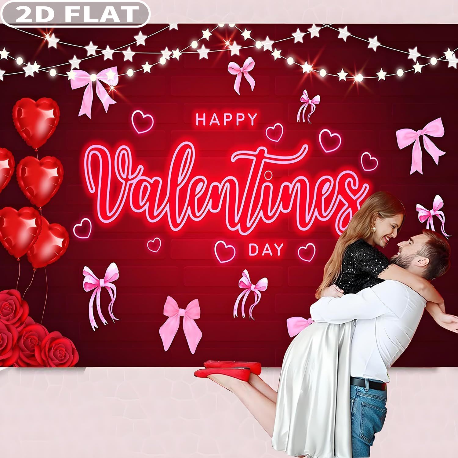 Photo Booth Prop - 2D PLANA 1 pieza Feliz Día