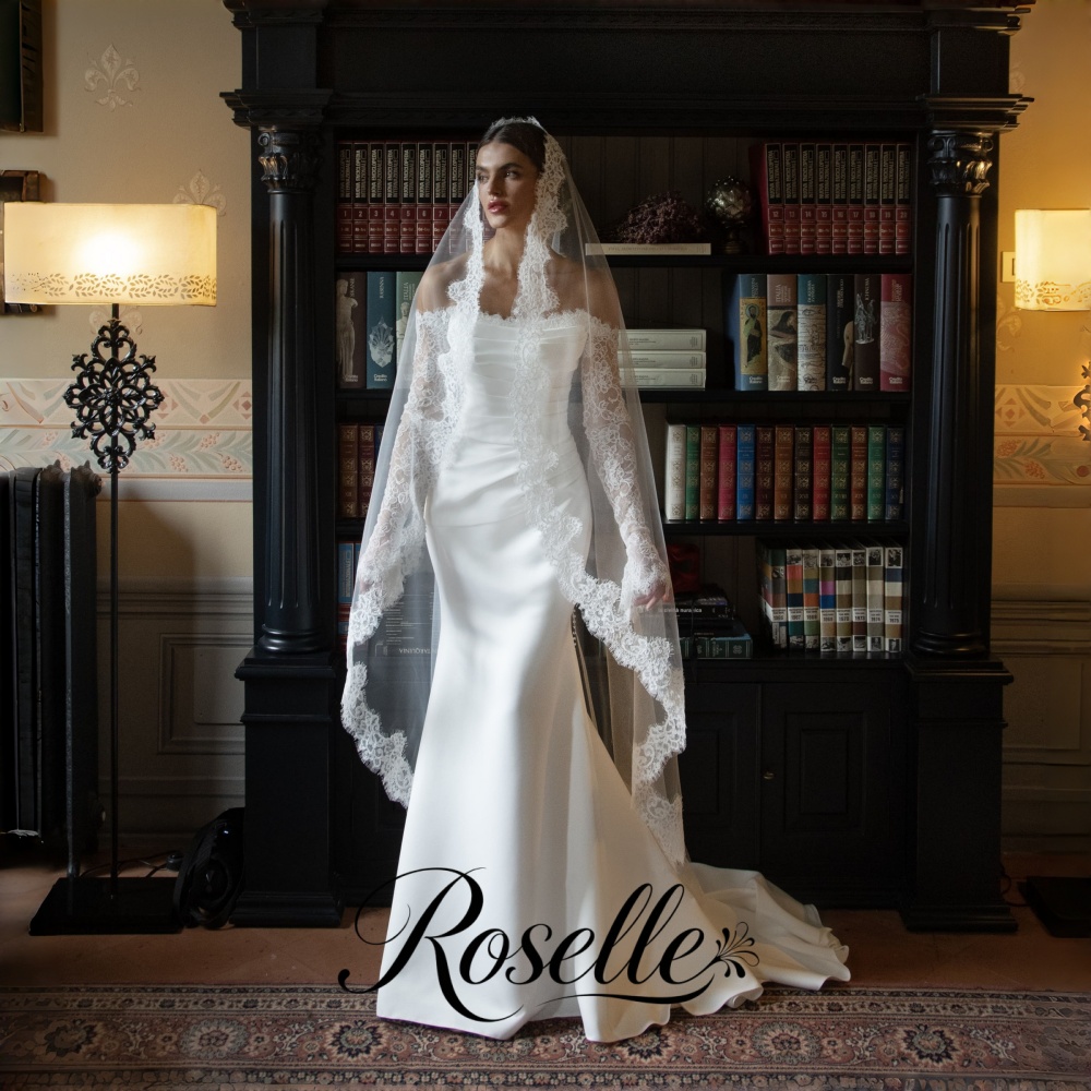 Wedding Qw - ROSELLE Vestido de Novia Elegante Estilo