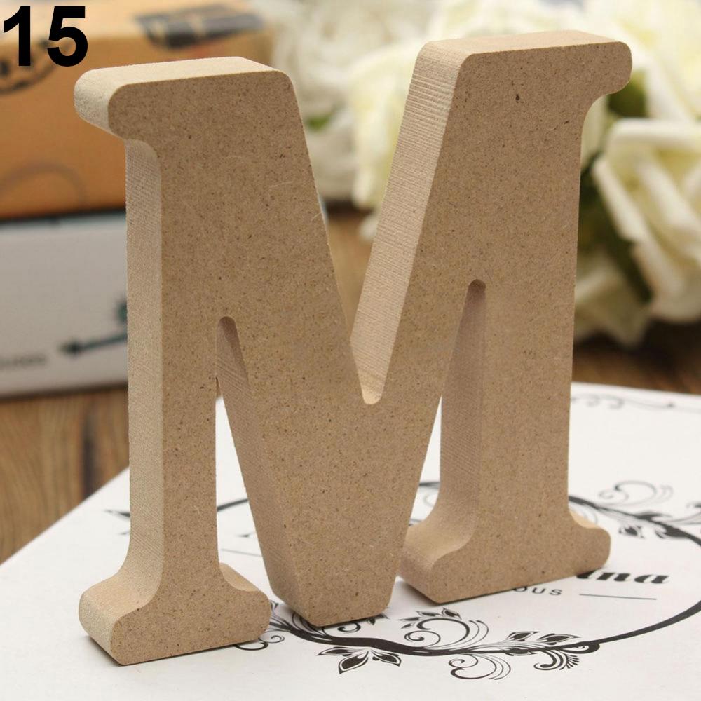 Wedding Z - Letras del alfabeto de madera para