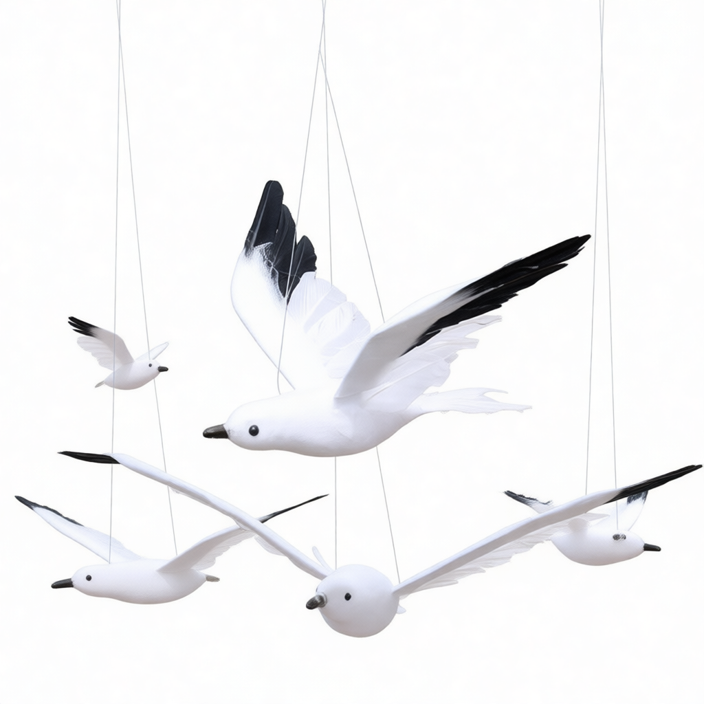Supply Wedding Venue - Adorno Decorativo de Plumas de Gaviota,