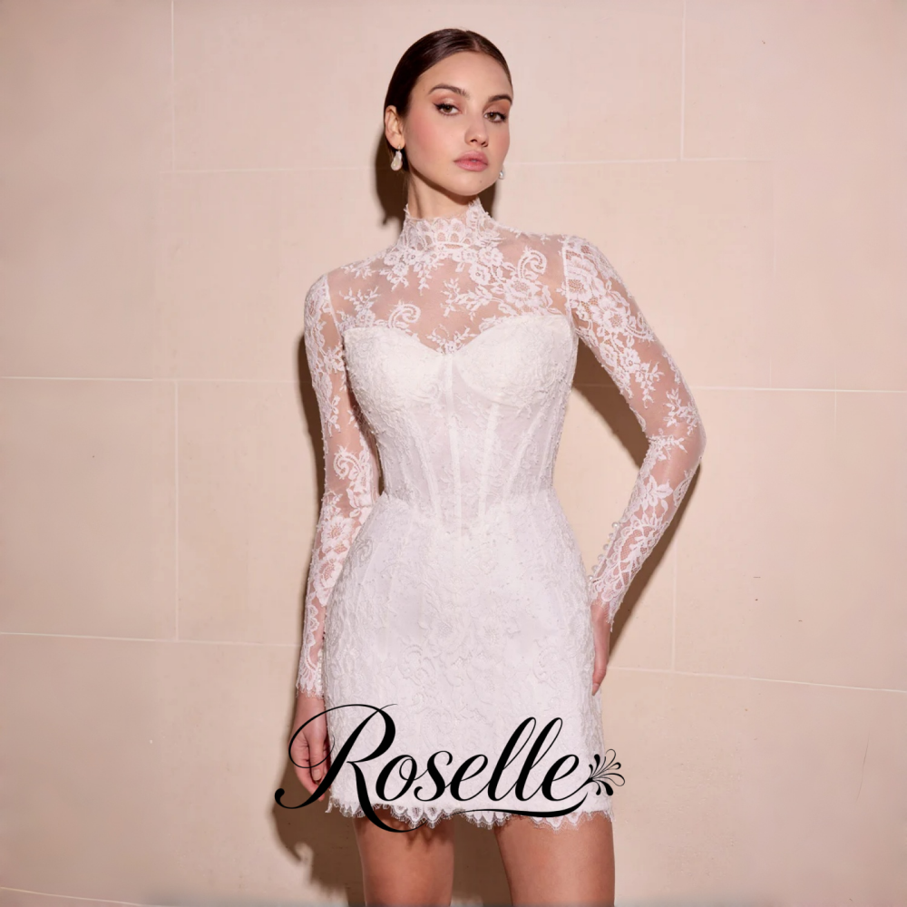 Wedding Qw - ROSELLE Vestido de Novia Mini de