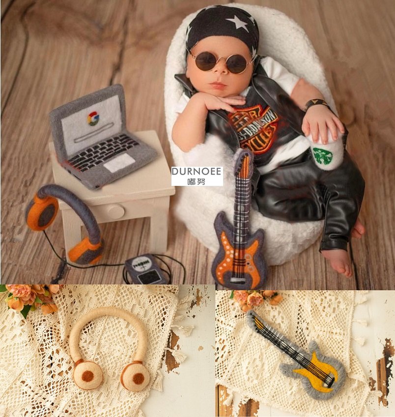 Muñeca de fieltro de lana acce - Photo Booth Prop reseña y precio