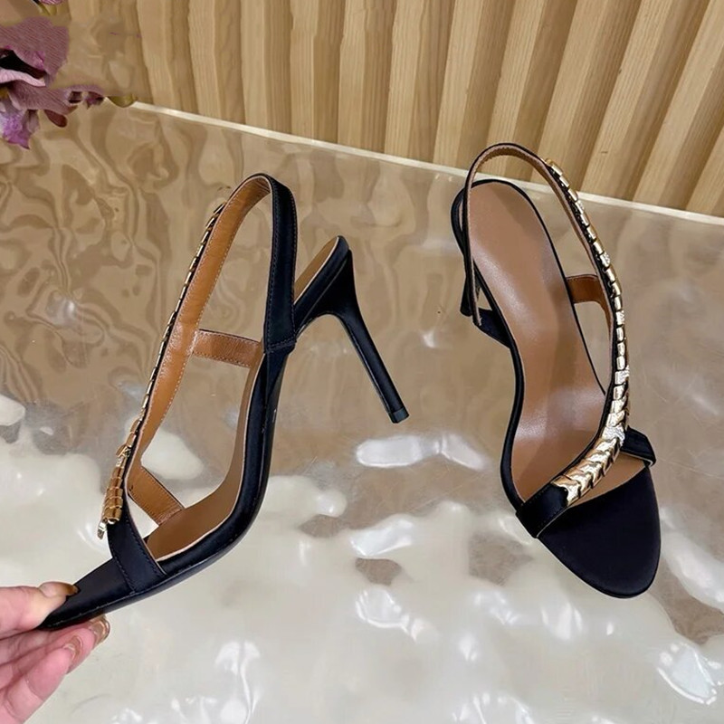 Sandalias de gladiador de saté - Wedding Fx reseña y precio