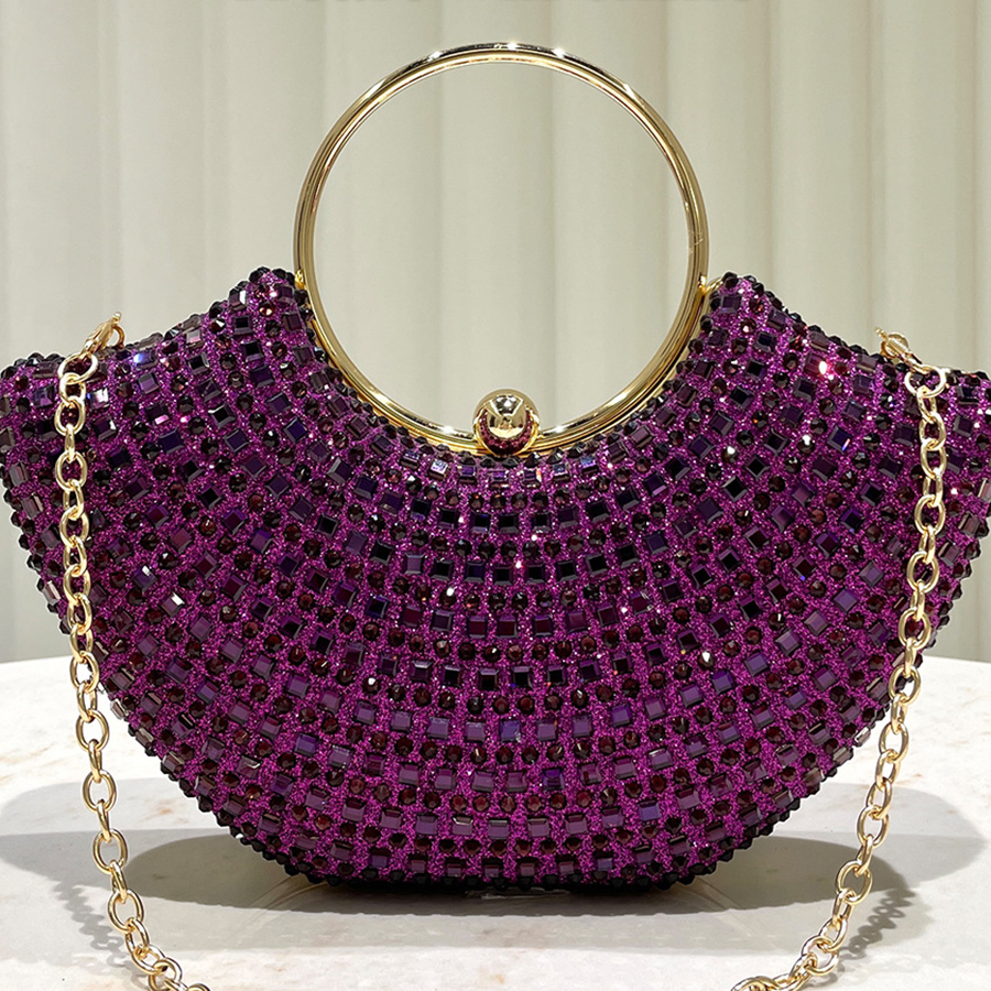 Bolso de mano con asa de anill - Wedding Zone reseña y precio