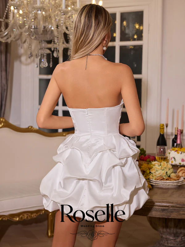 ROSELLE Mini Vestido de Novia  - Wedding Qw reseña y precio