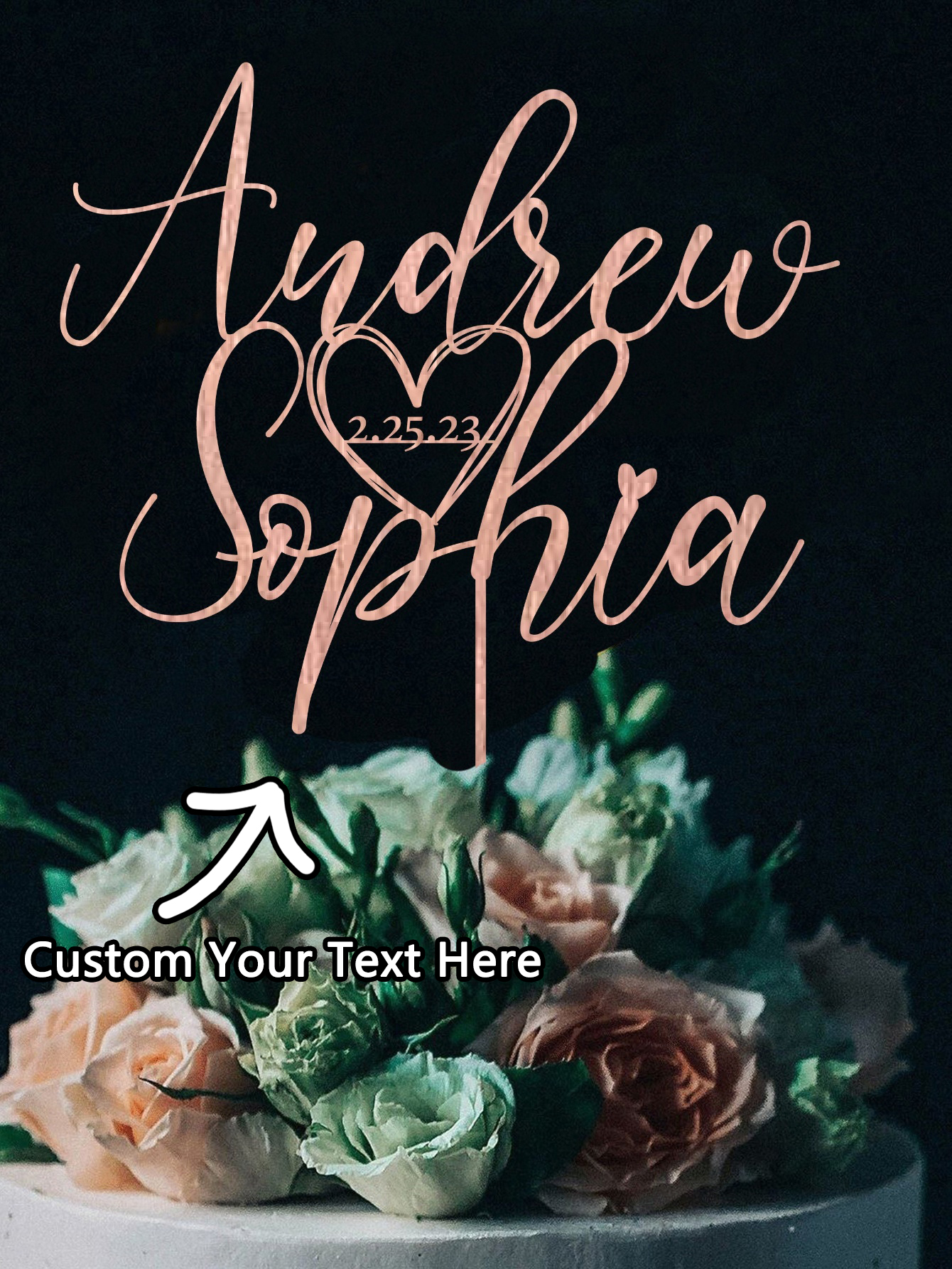Adorno para tarta personalizad - Wedding Shop reseña y precio