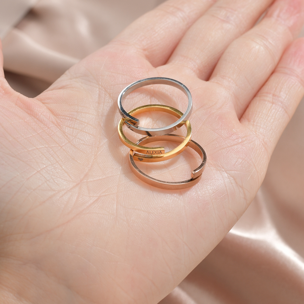 Anillo ajustable de acero inox - Wedding Z reseña y precio