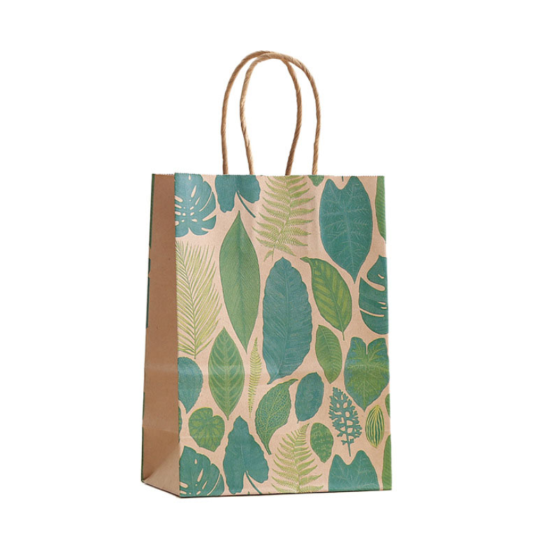 Bolsa de regalo de hojas verde - Wedding Supply Shops reseña y precio