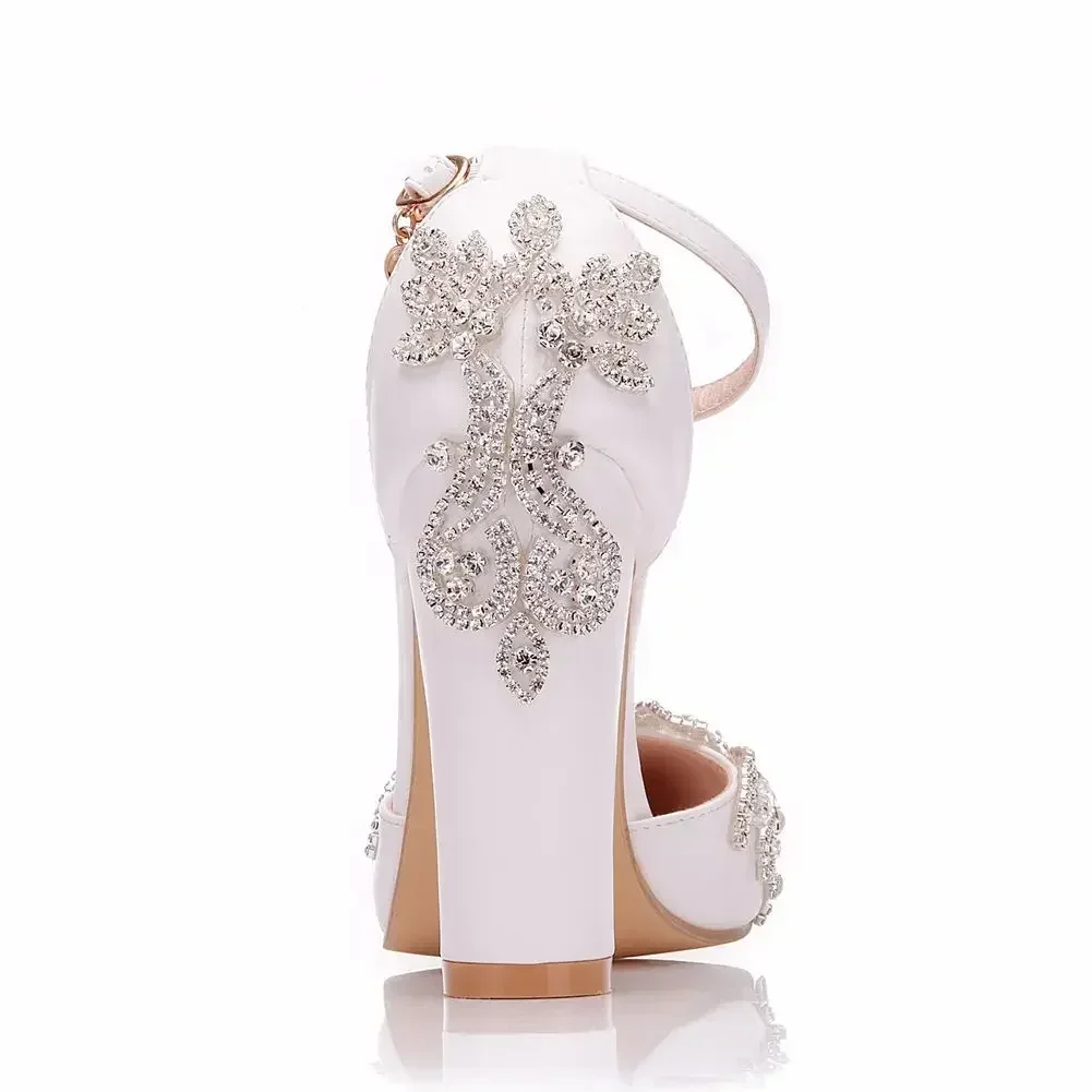 Zapatos de tacón grueso con pu - Wedding Shop reseña y precio