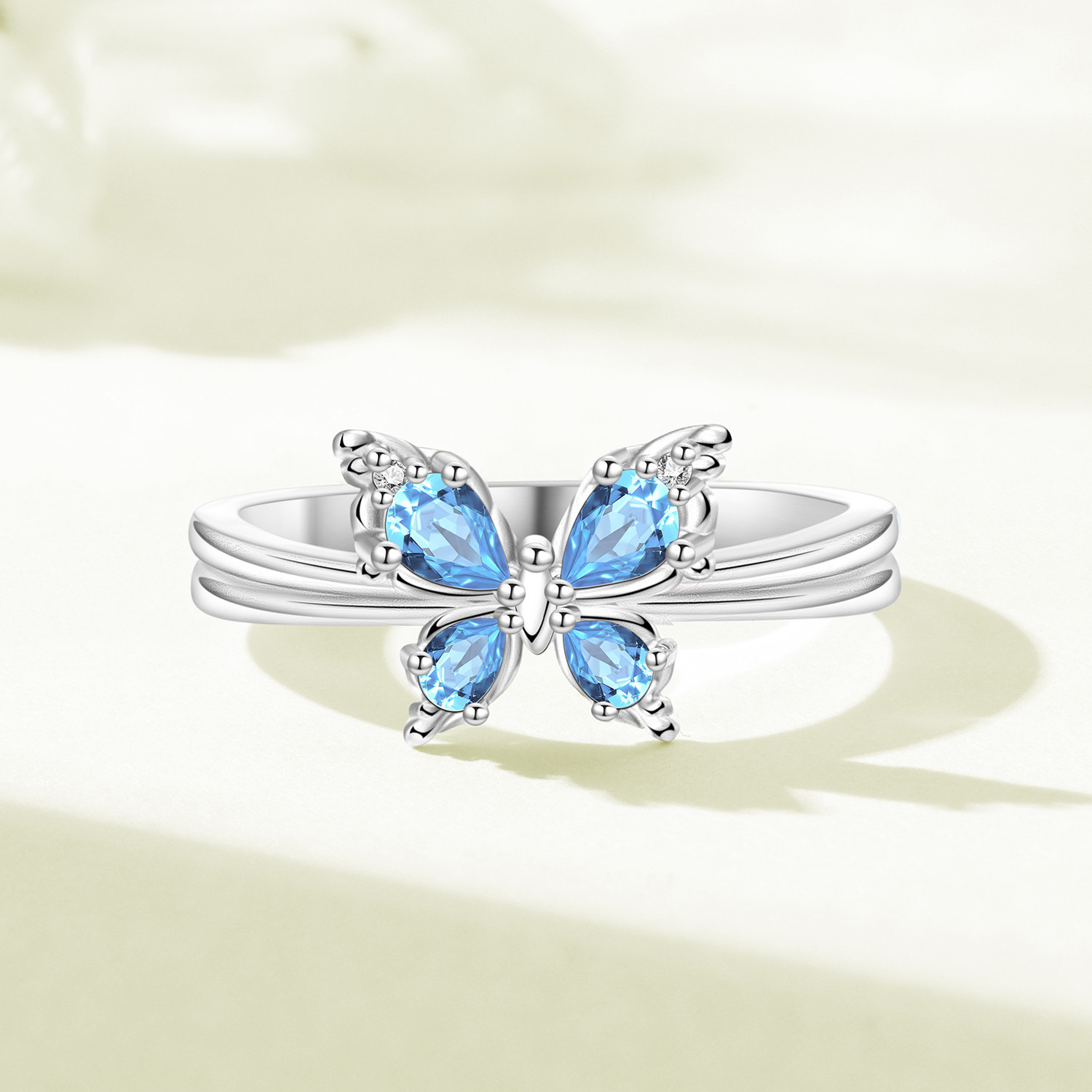 Elegante anillo de mariposa de - Wedding Z reseña y precio