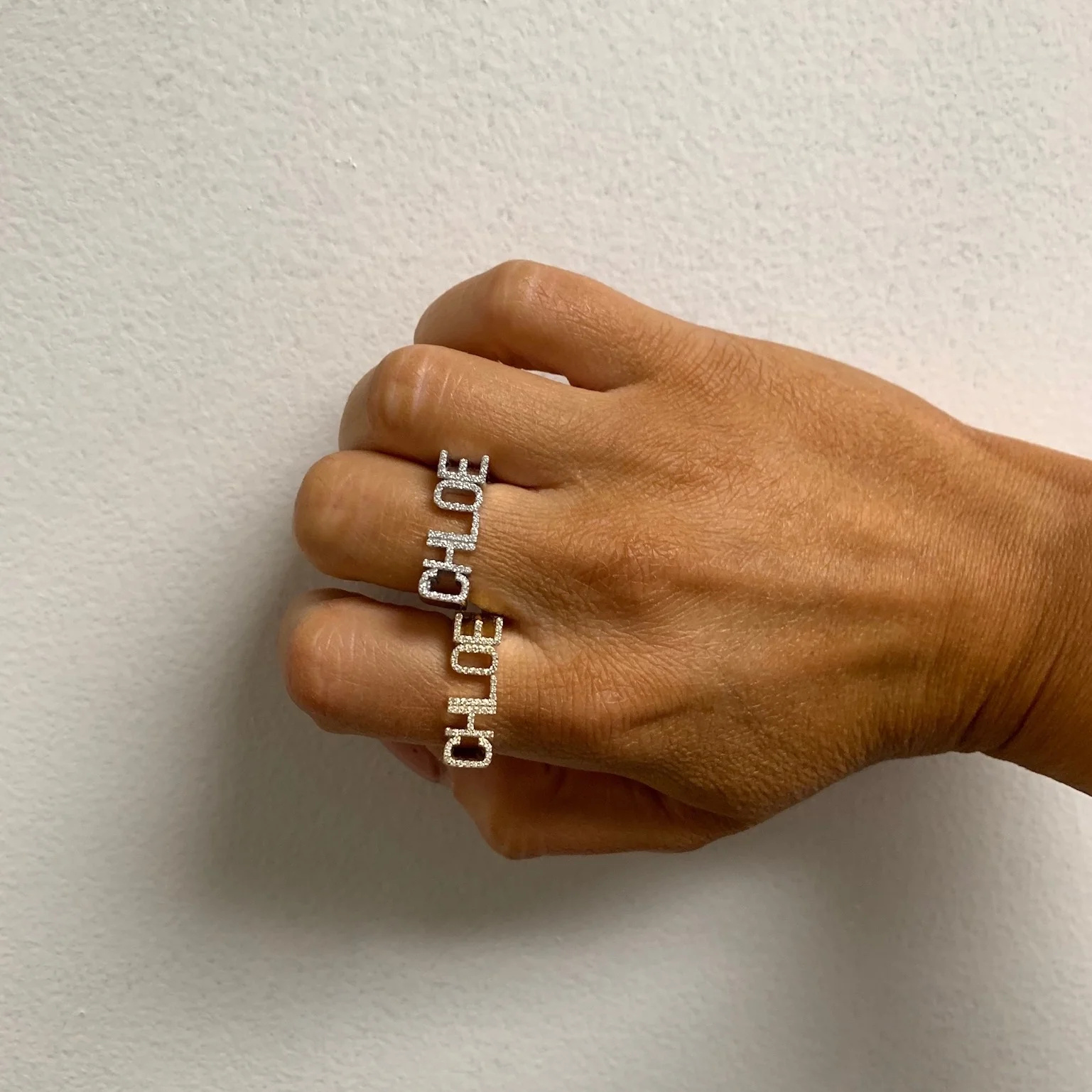 Anillo con nombre 3D Anillo co - Wedding Zone reseña y precio