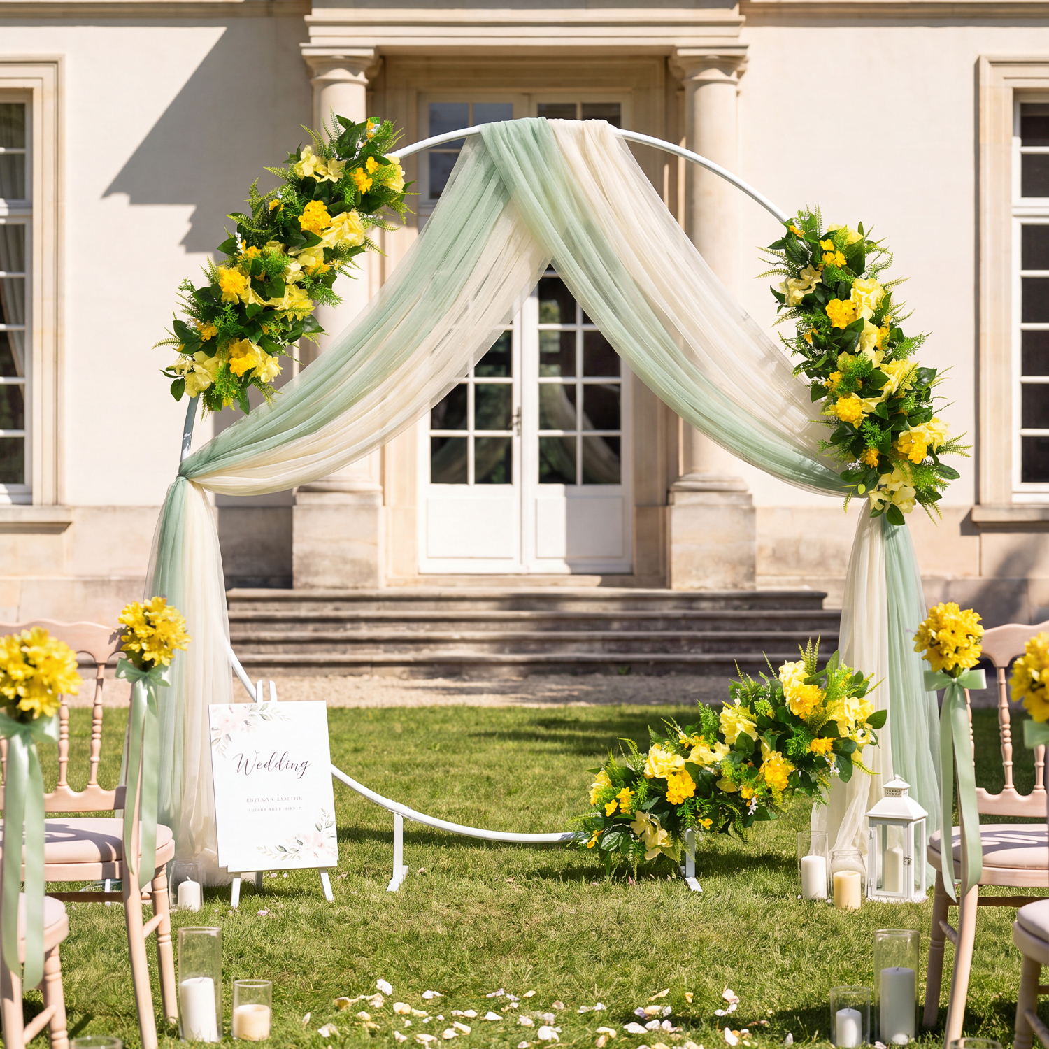 Uflower Decoración Floral para - Supply Wedding Venue reseña y precio