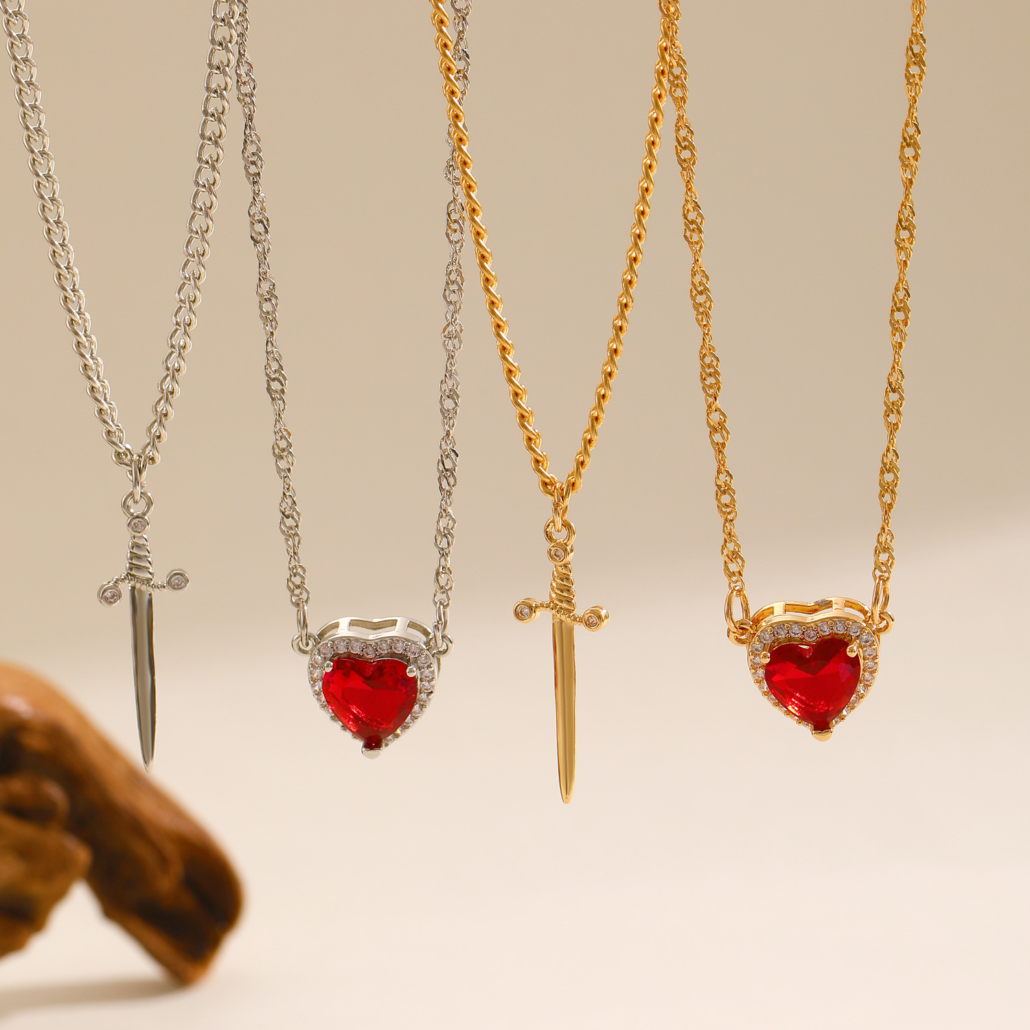 Collar gótico de corazón y esp - Wedding Qw reseña y precio
