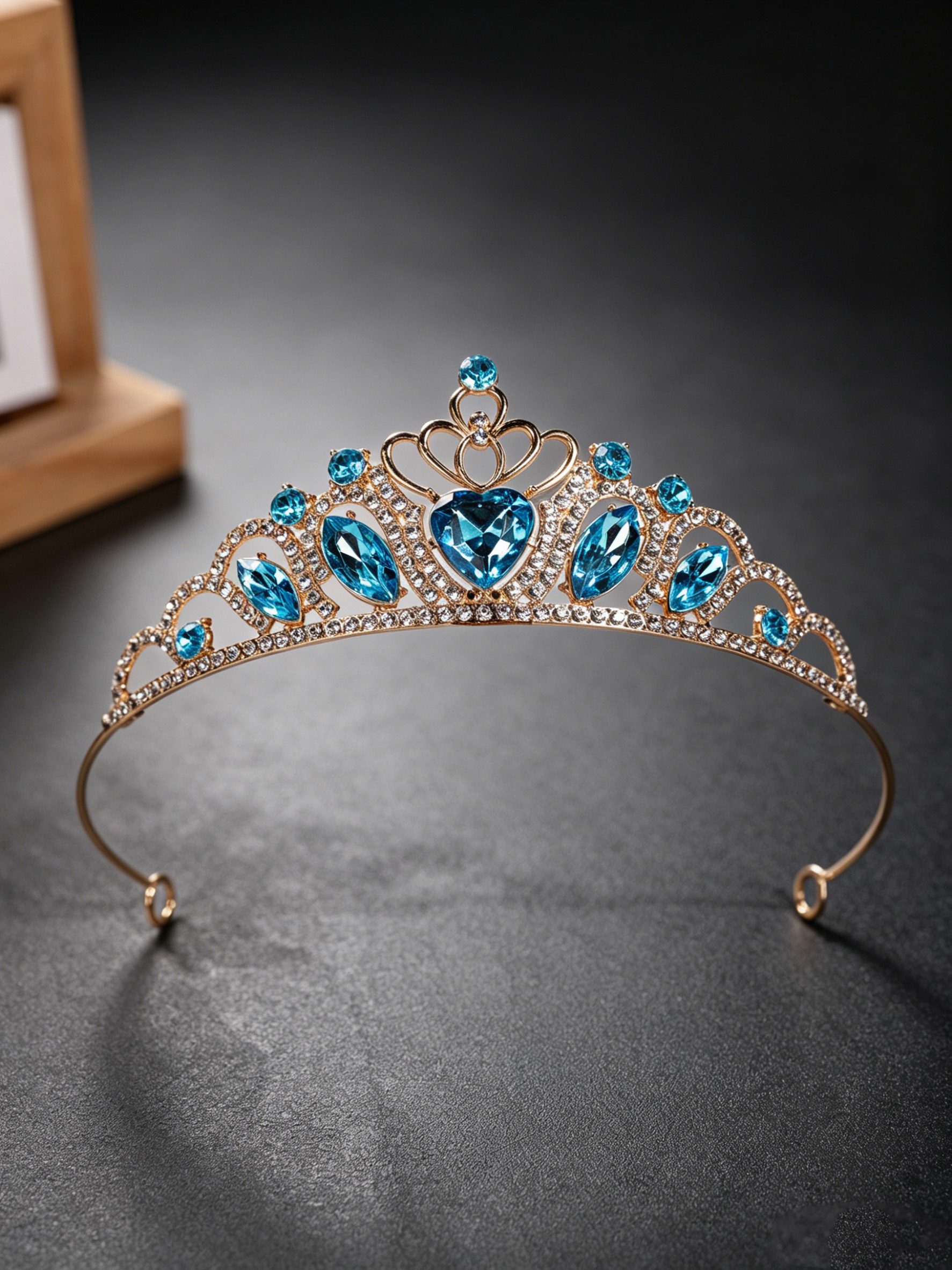 Corona de diamantes de imitaci - Wedding Shop reseña y precio