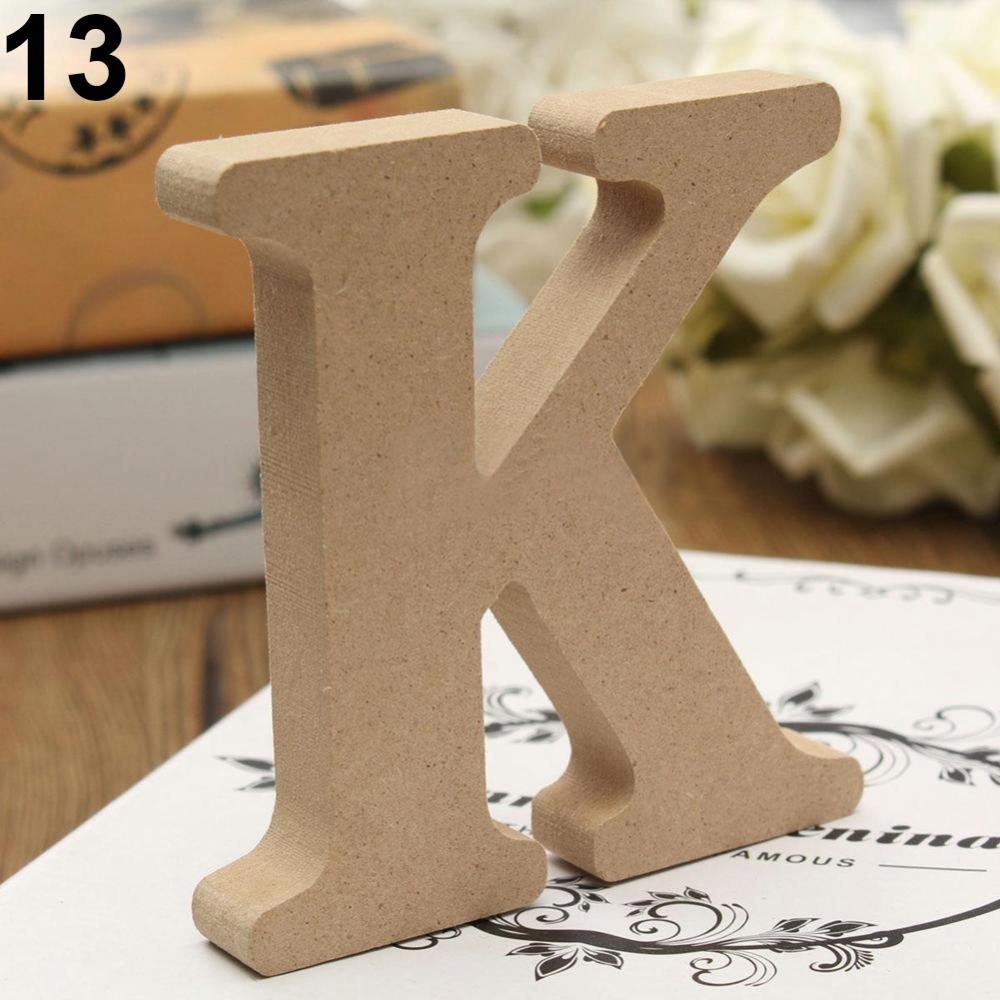 Letras del alfabeto de madera  - Wedding Z reseña y precio
