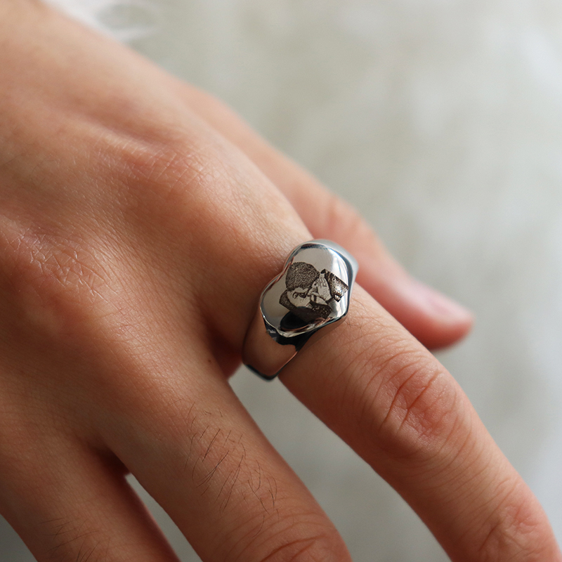 Anillos redondos de corazón co - Wedding Zone reseña y precio