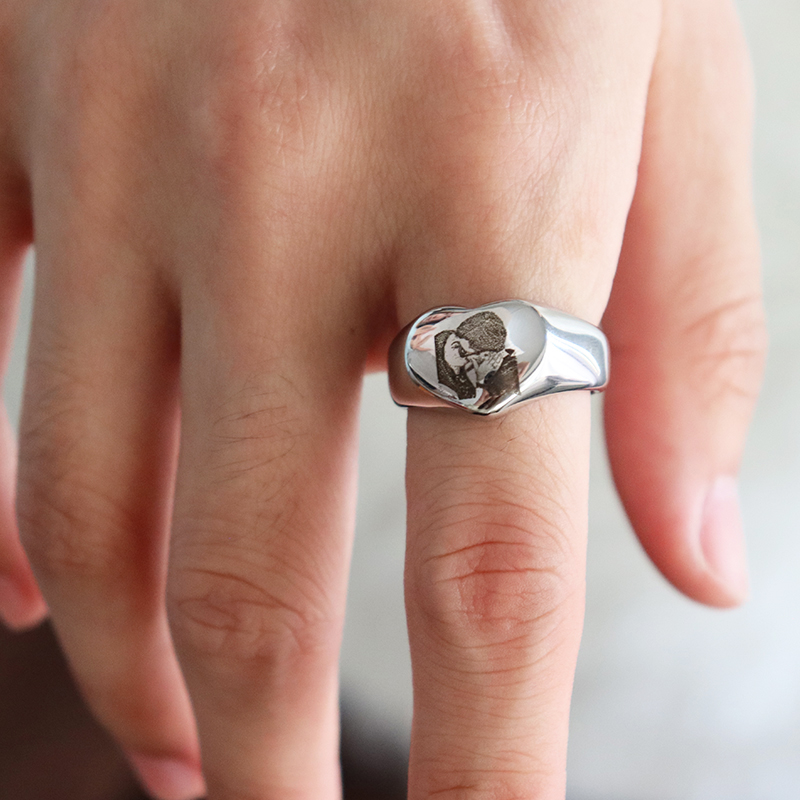 Anillos redondos de corazón co - Wedding Zone reseña y precio