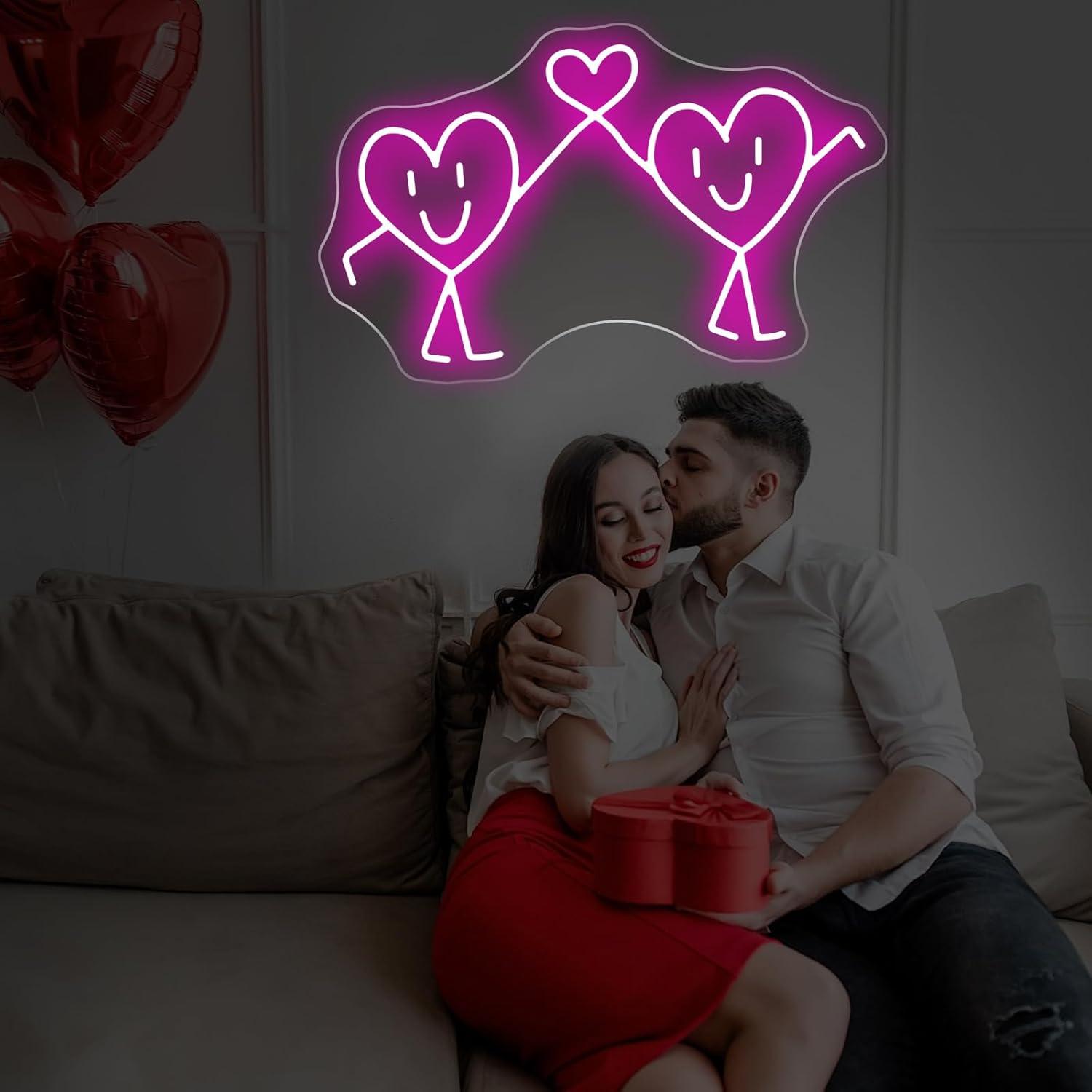 Letrero de neón con forma de c - Wedding Shop reseña y precio