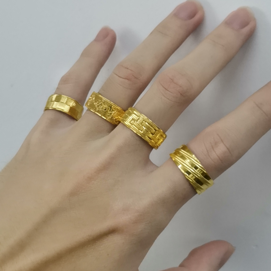 Anillo chapado en oro amarillo - Wedding Zone reseña y precio