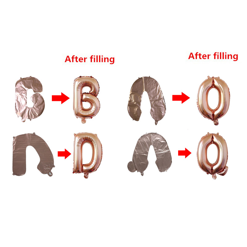 Globos con letras de aluminio  - Wedding Z reseña y precio