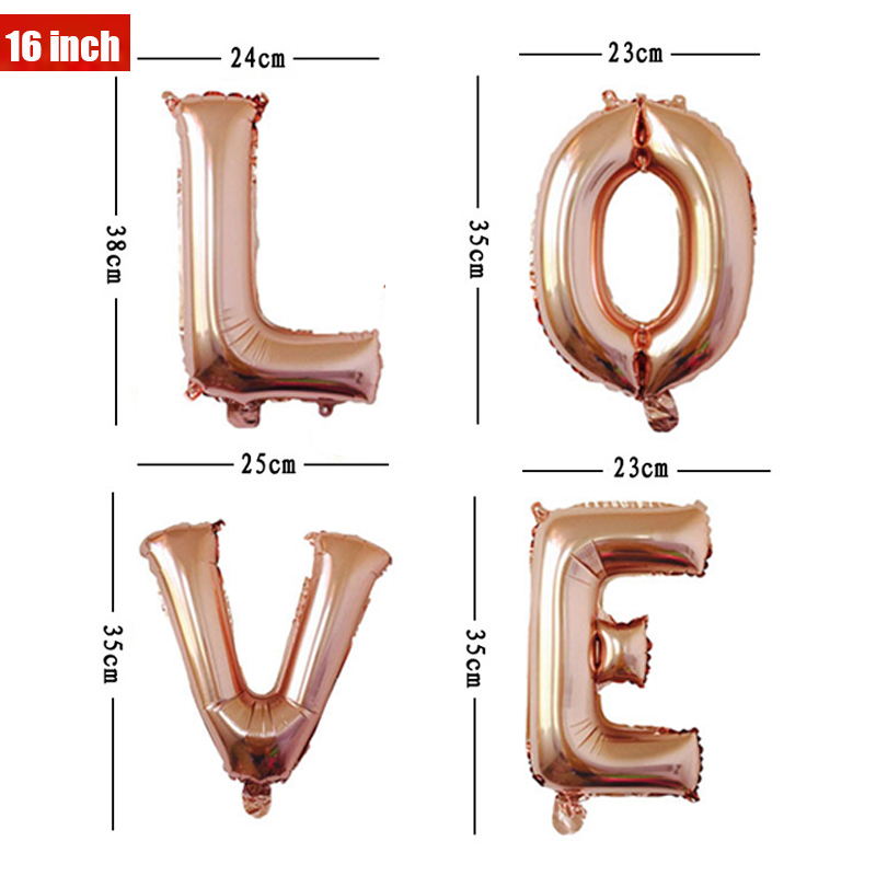 Globos con letras de aluminio  - Wedding Z reseña y precio