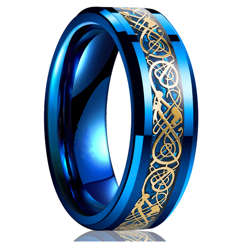 Anillo de dragón celta de acer - Wedding Zone reseña y precio