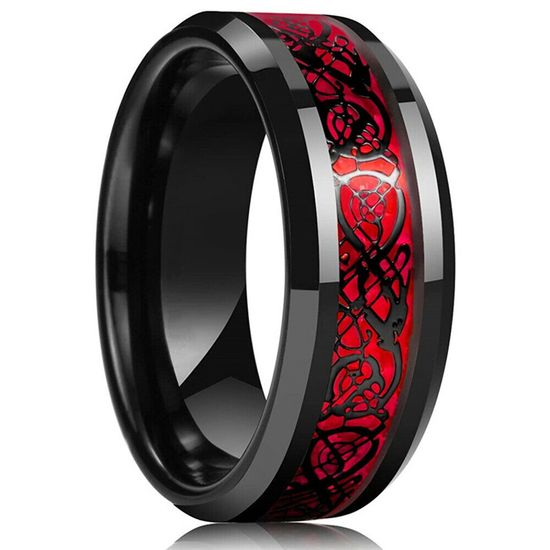 Anillo de dragón celta de acer - Wedding Zone reseña y precio