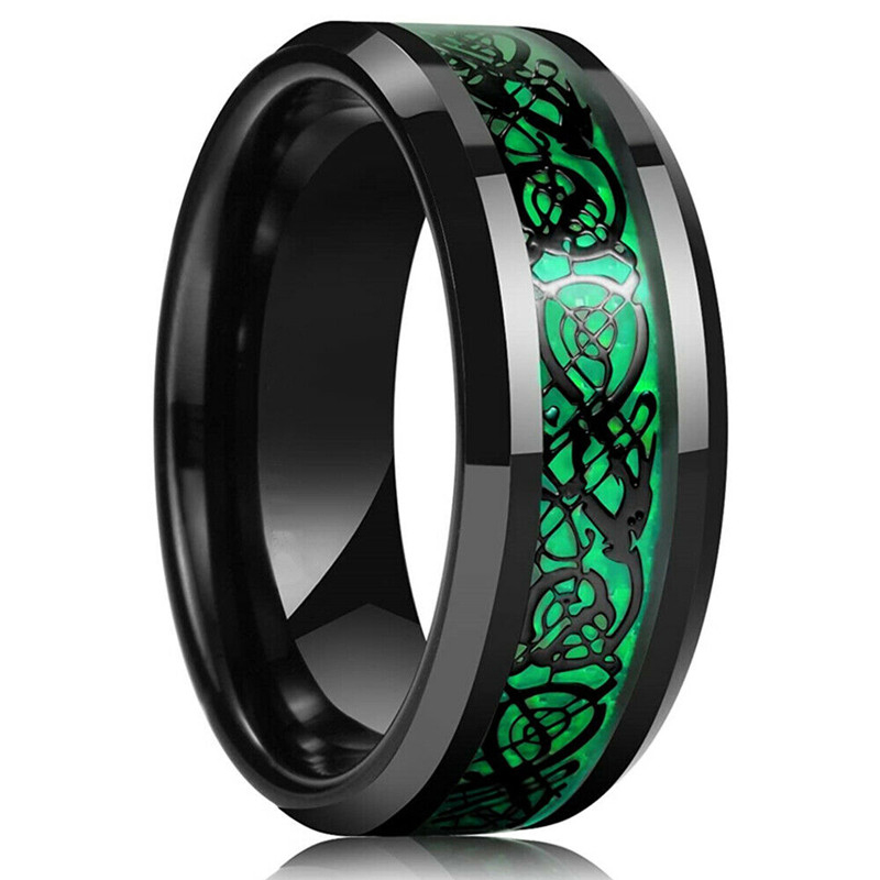 Anillo de dragón celta de acer - Wedding Zone reseña y precio