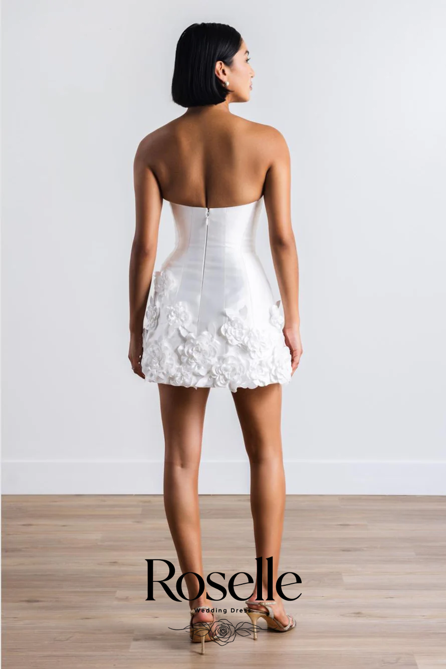 ROSELLE Mini Vestido de Novia  - Wedding Qw reseña y precio