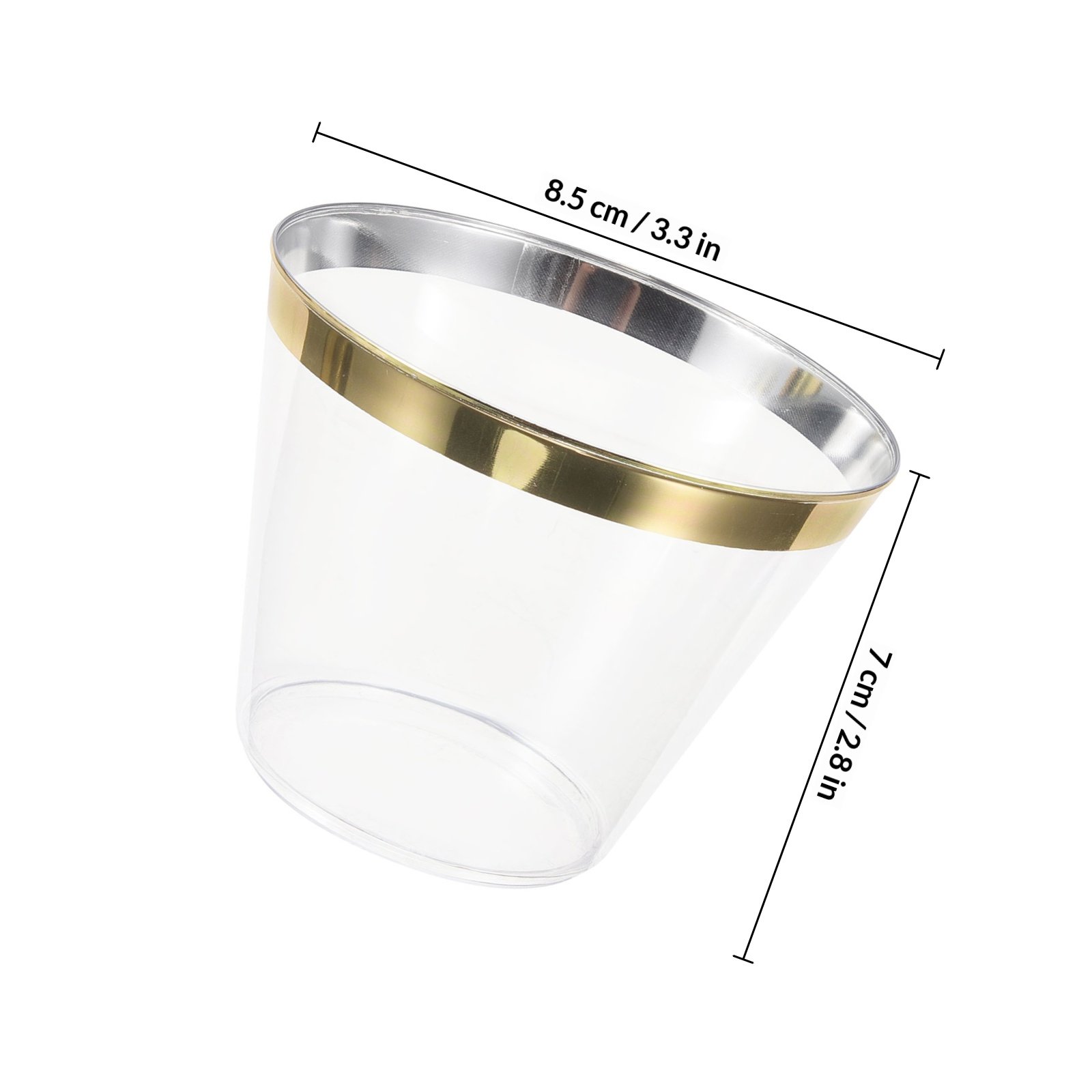 25 uds. Vasos desechables tran - Wedding Water Supply reseña y precio