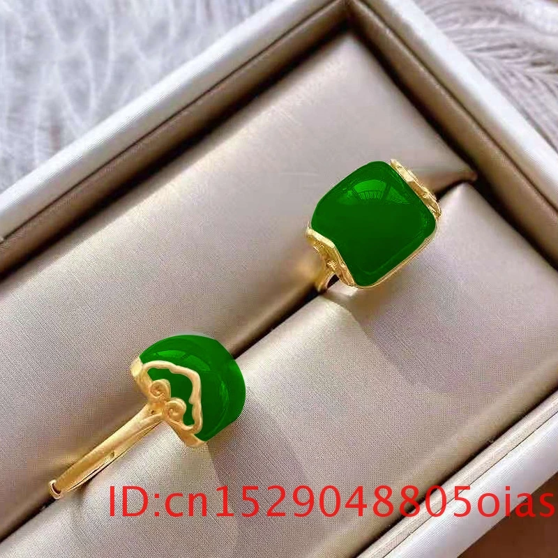 Anillo de Jade Natural Hetian, - Wedding Zone reseña y precio