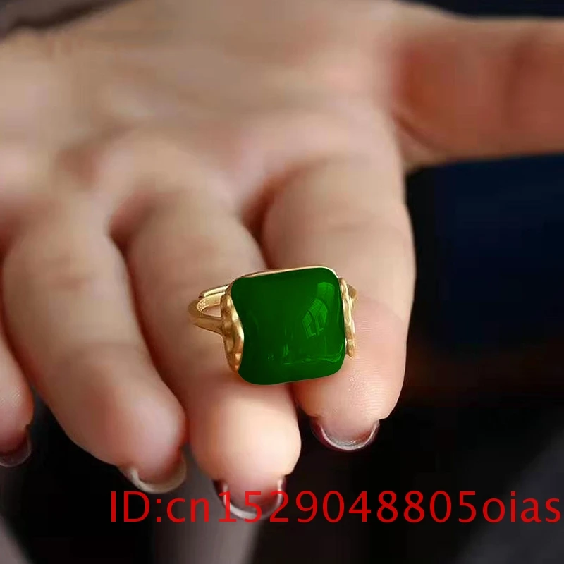 Anillo de Jade Natural Hetian, - Wedding Zone reseña y precio